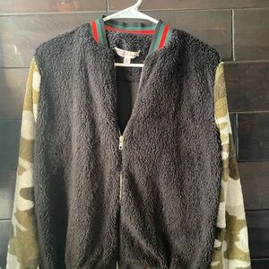 Gypsies & Moondust Black Fleece Jacket